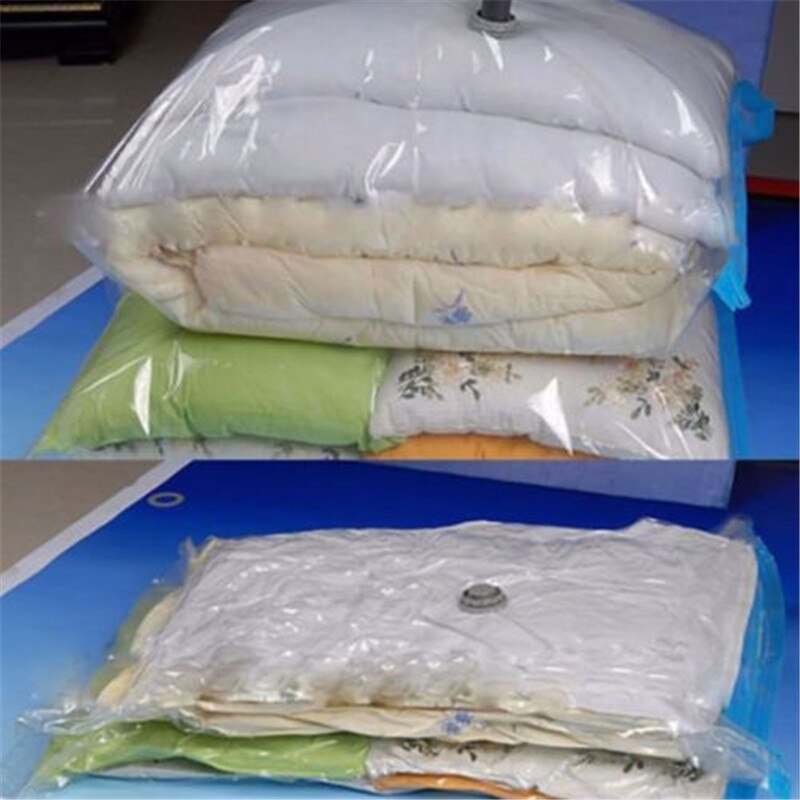 Space Saver Saving Seal Vacuum Clothing Storage Compressed Bag Organizer Bags for Clothes 4 sizes