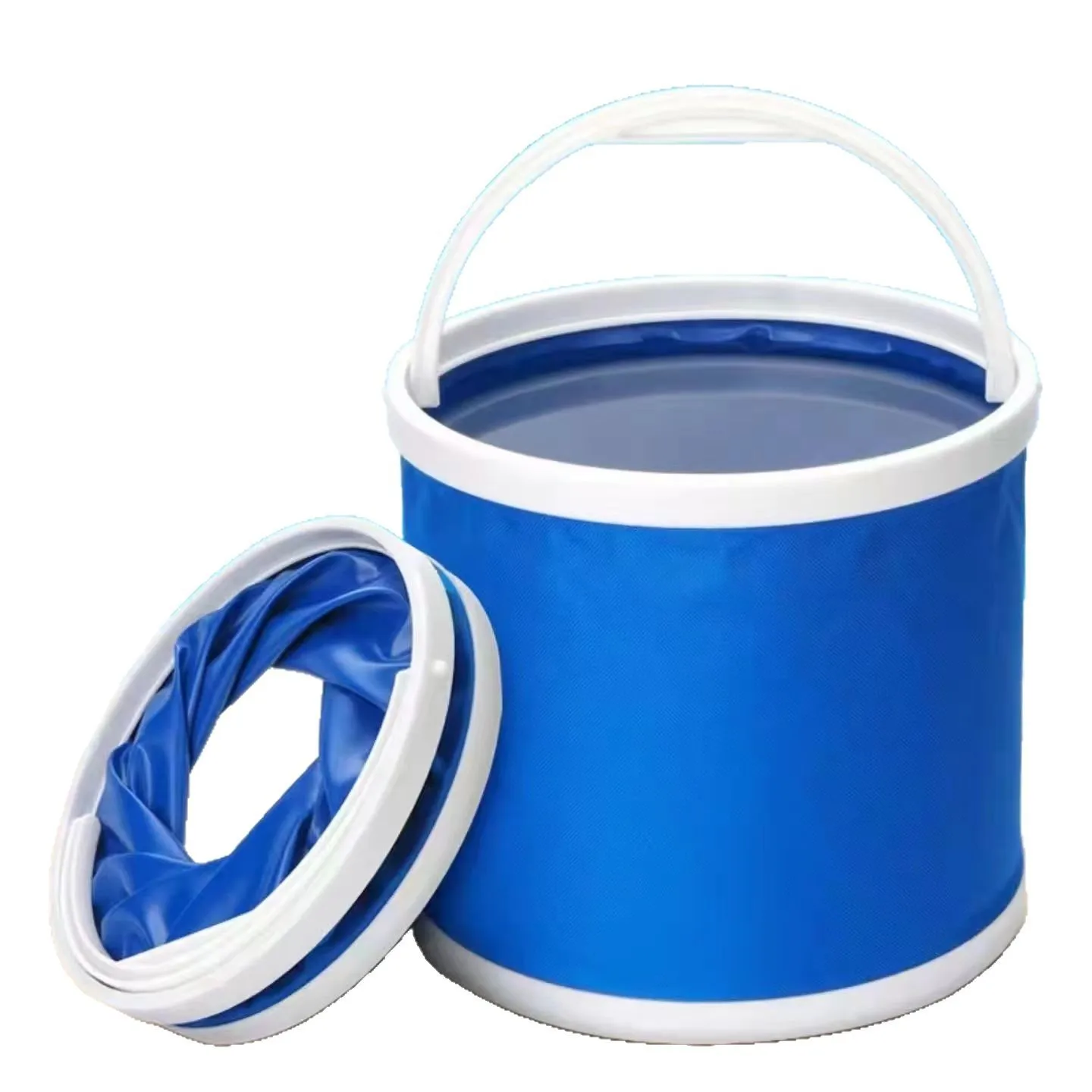 10L/20L Składane wiadro samochodowe Wodoodporny składany zlew Przenośna składana umywalka podróżna Kemping Wędrówki Wiadro do przechowywania ryb: Burgundowy