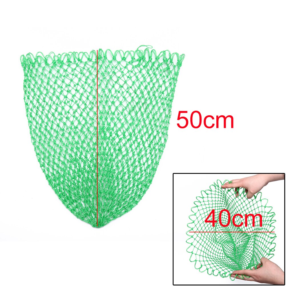 Nylon Fishing Net Rhombus Mesh Hole Net Collapsible Fishing Tools Green Net: 40