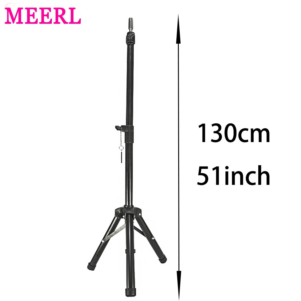 Regulowany stojak na perukę statyw głowa manekina stojak na kosmetologię trening fryzjerski z czepek na perukę, t-szpilki, klipsy, torba robić przenoszenia