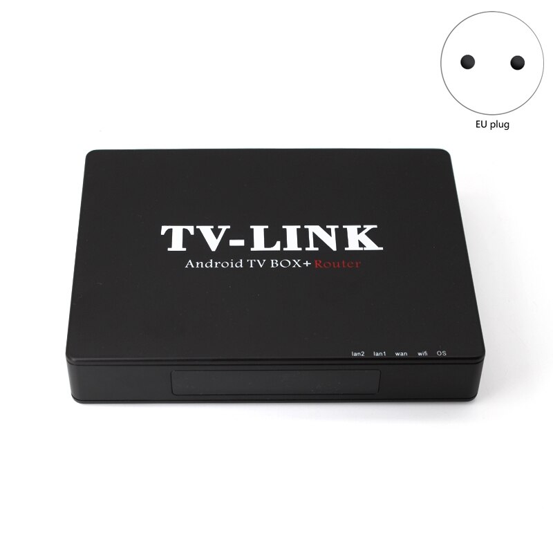 TV-LINK Android TV Box 2.4G WiFi Router 1GB+16GB 4K HDMI Android7.1 Media Player Smart Set Top Box for Hotel EU Plug