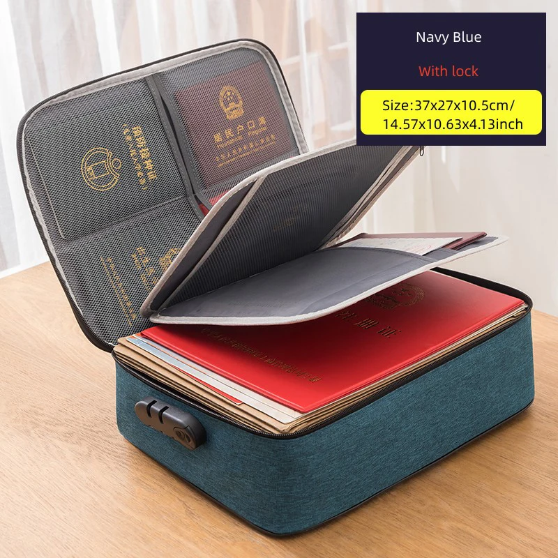 Document Storage Bag Organizer Boxes Bins Baskets Drawer Container Home Storage Organization Accessories Supplies: Clear