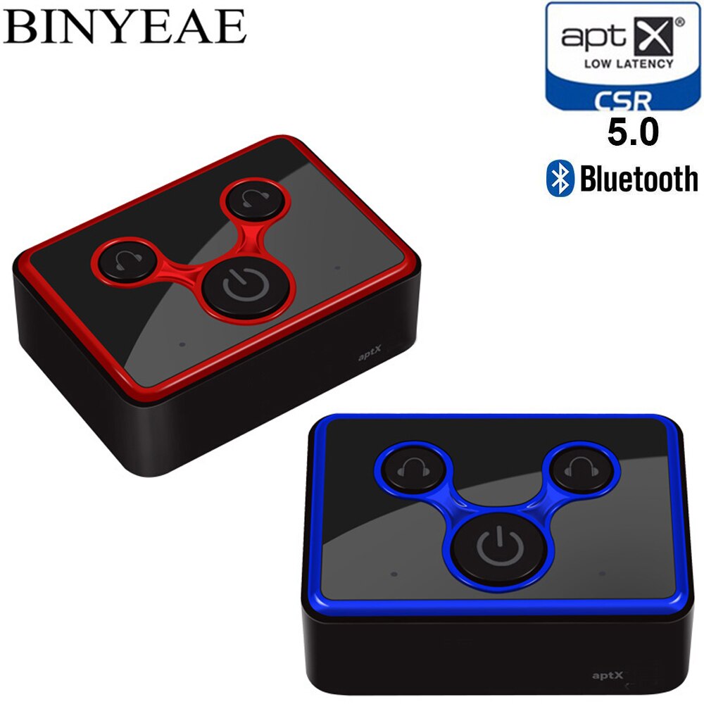 Bluetooth 5.0 A2DP Aptx Low Latency SPDIF Toslink Optical RCA Aux 3.5mm Music Transmitter Wireless Home Stereo Audio TV Adapter