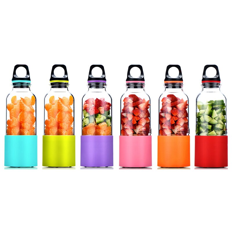 500 ML Draagbare Elektrische Juicer Cup USB Oplaadbare Smoothie Blender Squeezers Fruit Juicer Machine Babyvoeding Mills Mixer