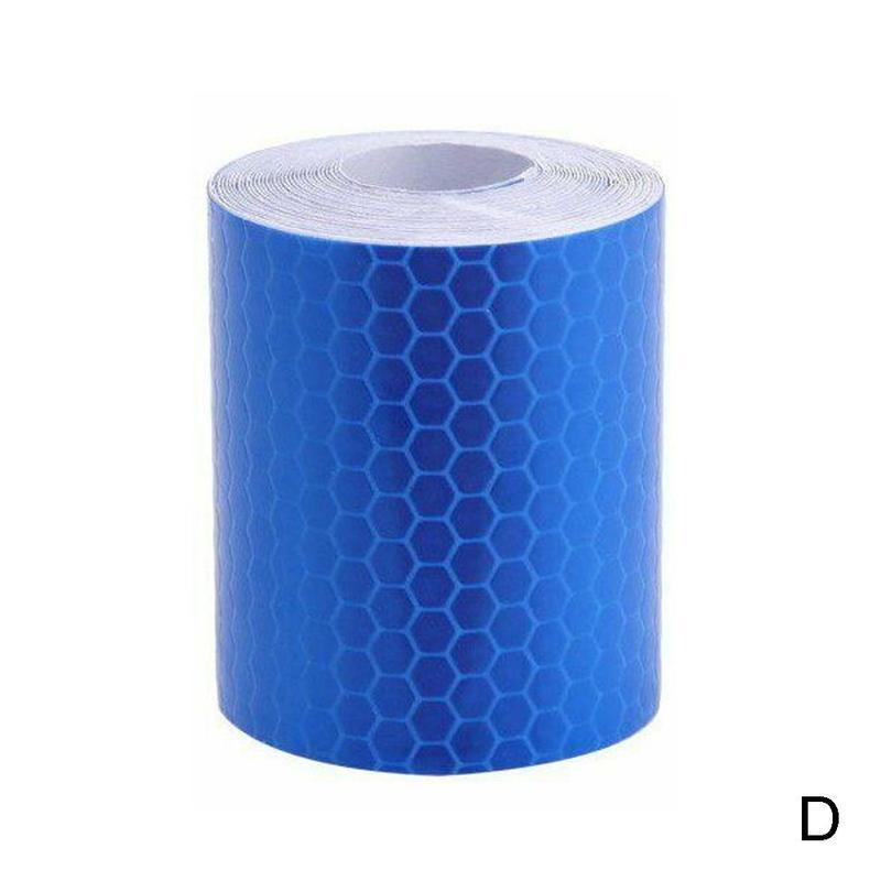 Car Reflective Strap Safety Warning Sticker Vehicles Roll Tape Warning Safety Truck Motorcycle Reminder Sticker Reflecti K3F4: blue