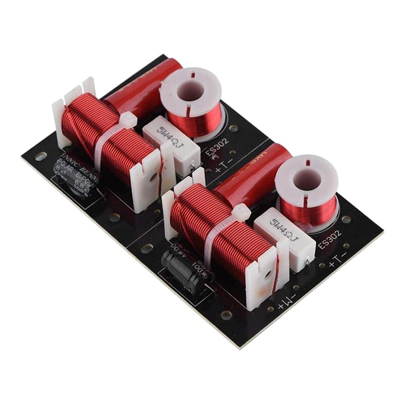 2 stück 400w- lautsprecher-frequenzteiler 2- wege 2- einheiten hifi-soundshelf-frequenzweichen für tieftöner und hochtöner: Default Title