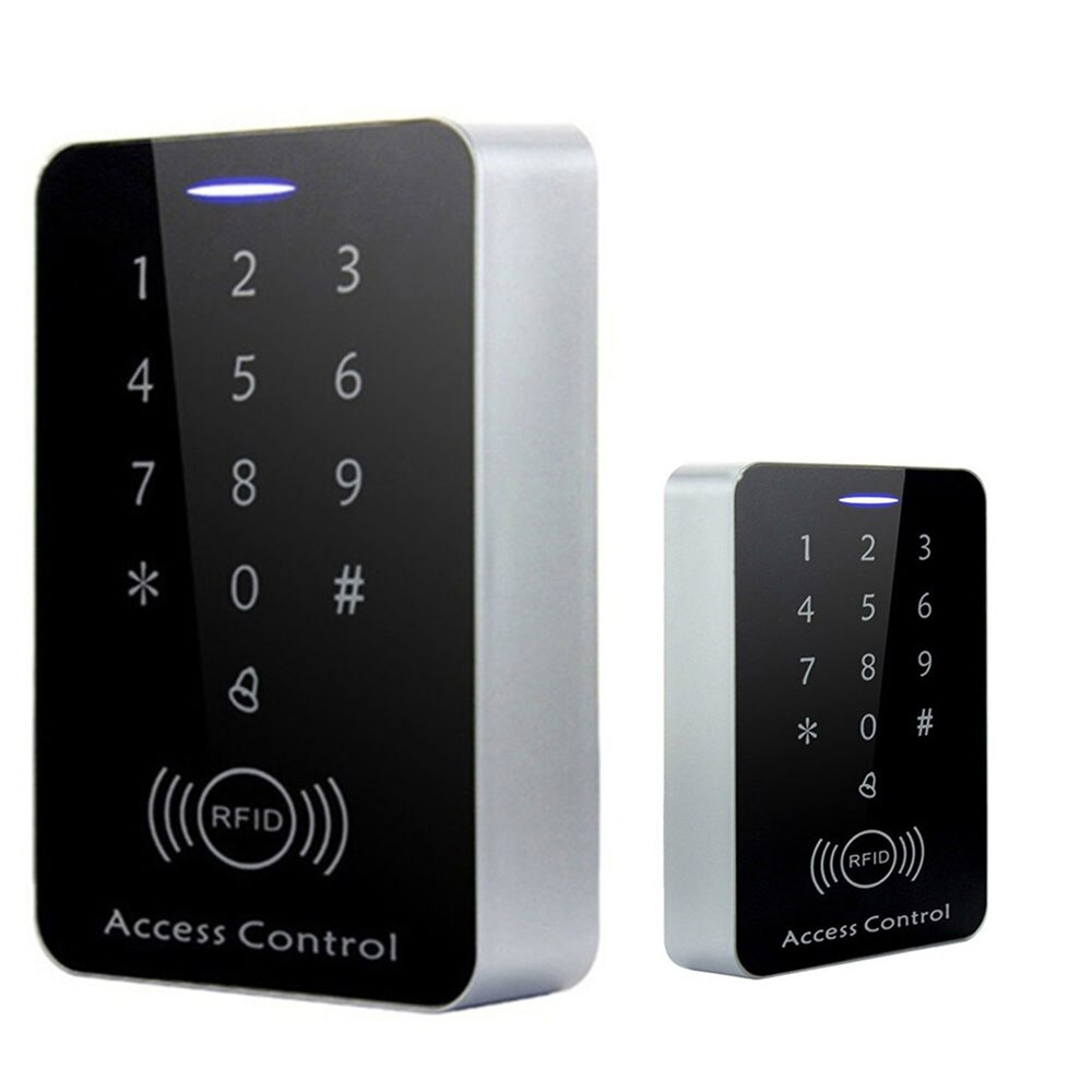 RFID Access Control Keypad Outdoor Door Opener Electronic Lock System Security ID Card Password Door Lock 10 pcs Keyfobs