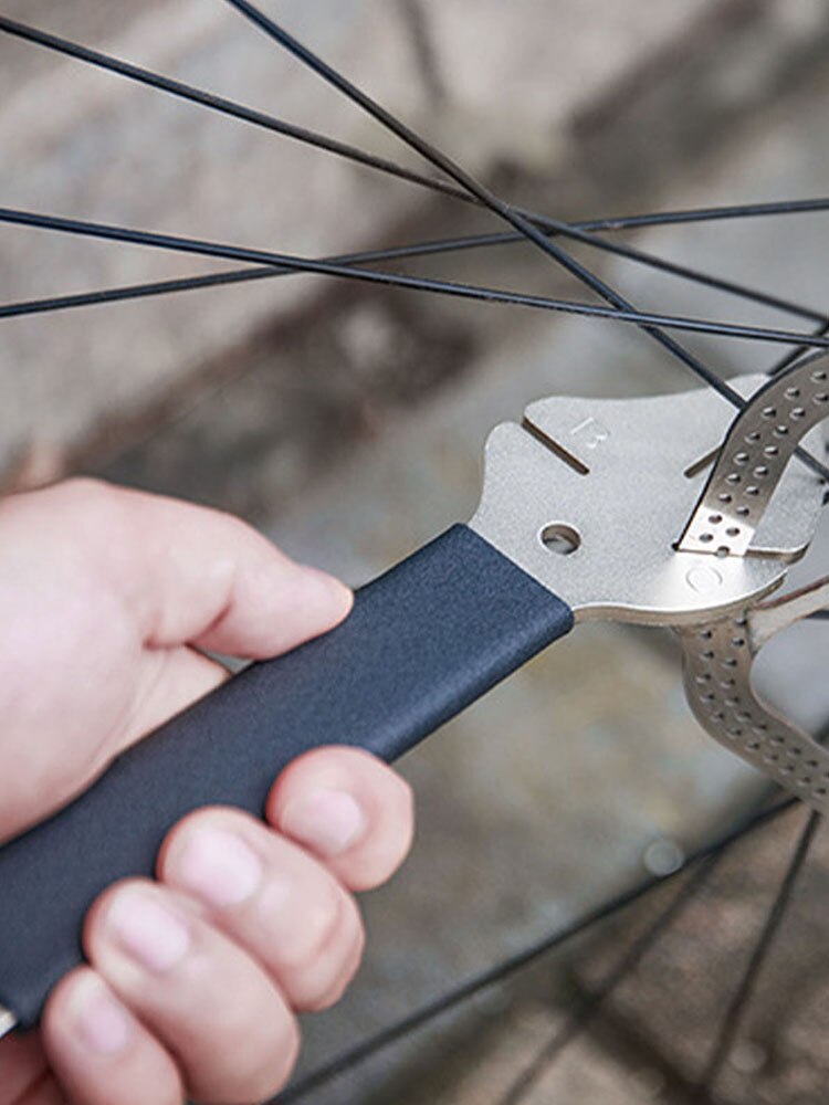 MTB Bike Disc Brake Rotor Alignment Truing Tools Mountain Bicycle Disc Flattening Correction Wrench Disc Rotor Truing Tool