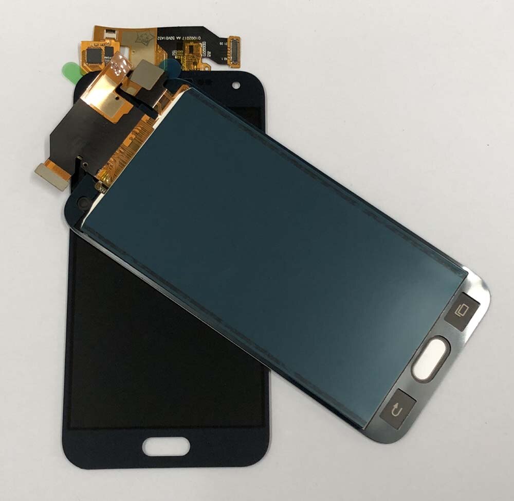 Pour Samsung Galaxy E5 E500 E500F E500H E500M Convertisseur Analogique-Numérique D'écran Tactile D'AFFICHAGE à CRISTAUX LIQUIDES de Capteur de Panneau + Moniteur D'affichage À CRISTAUX LIQUIDES D'assemblage de Modules