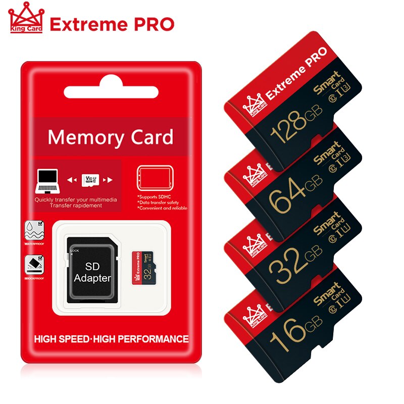 Ekte kapasitet micro sd minnekort 8gb/16gb/32gb/64gb/128gb klasse 10 memori micro sd-kort for samsung smarttelefon flash-kort