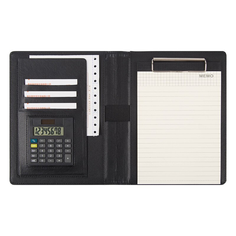 multi-functional A5 filing folder sales business manager contract folder office paper clipboard writing pad notepad calculator