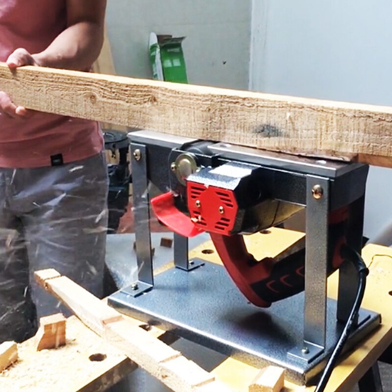 Electric Planer Household Small Multifunction Portable Desktop Carpenter Woodworking Tool Electric Plane Pressing Machine