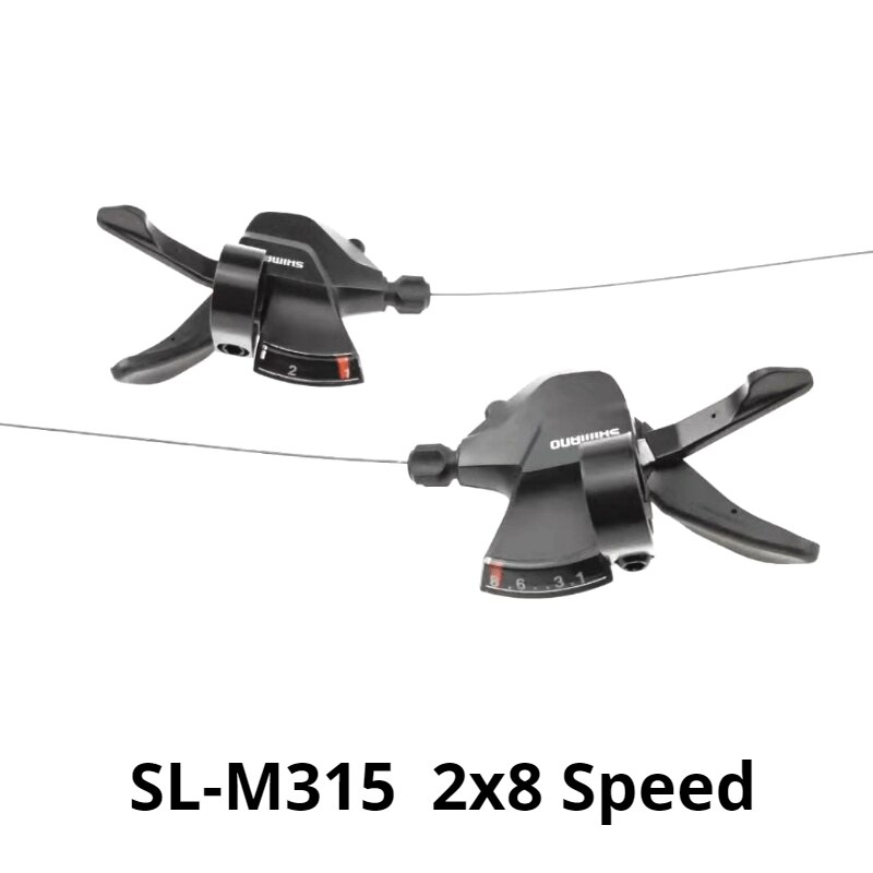Altus sl -m315 2 x 7 2 x 8 3 x 8 3 x 7 14 16 21 24 hastighed shifter trigger sæt rapidfire plus m / shifter kabel opdatering fra  m310: Sl -m315-16s