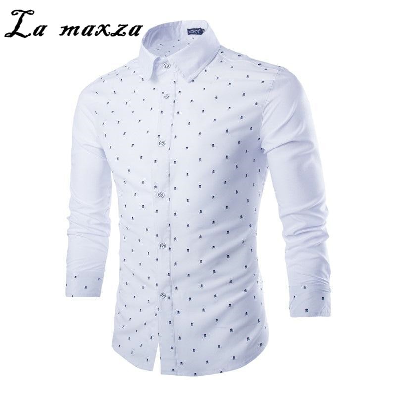 Print patchwork langærmet skjorte med springknapper kausal bomuld plus size skjorte