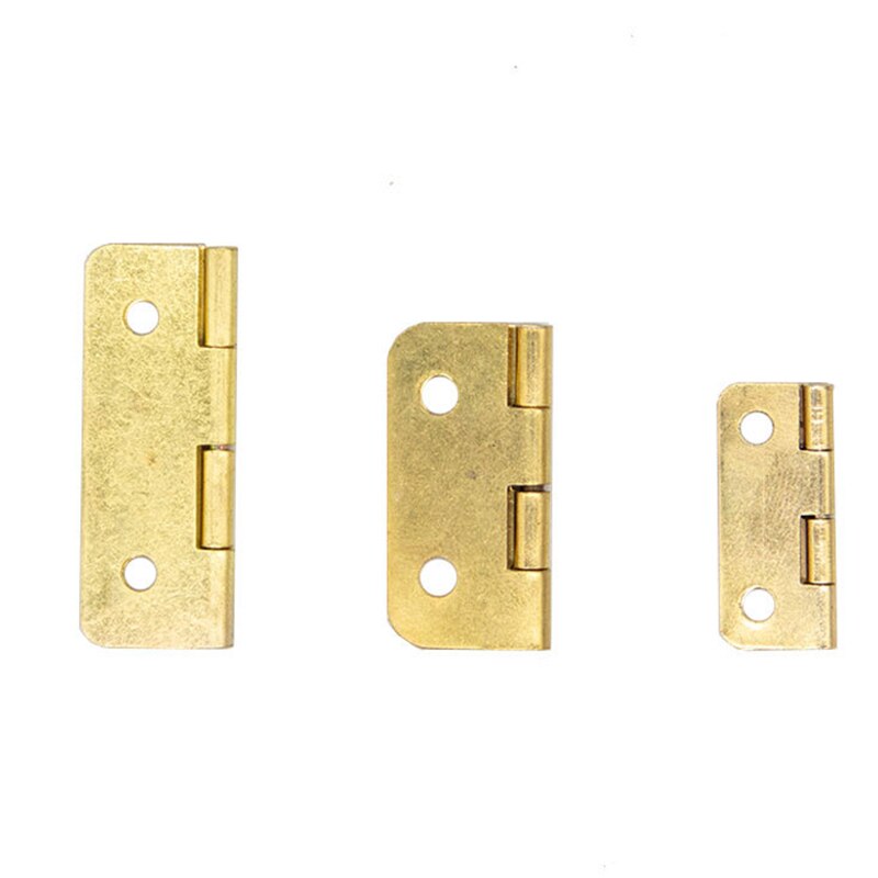 10Pcs Mini Metal Hinges Retro Door Hinges Hinge Flat Hinge 180 Degrees Furniture Hinges DIY Crafts Tool