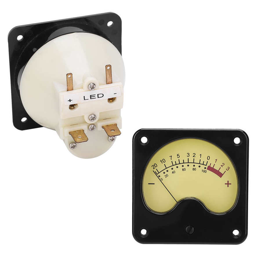 Portable TR 57 VU Meter Power Amplifier DB Meter with Backlight Sound Level Tester for Home Car