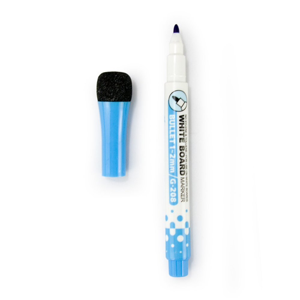 Magnetische Whiteboard Pen Tekening En Opname Magneet Uitwisbare Droog White Board Markers Voor Kantoor Schoolbenodigdheden: 1pcs blue