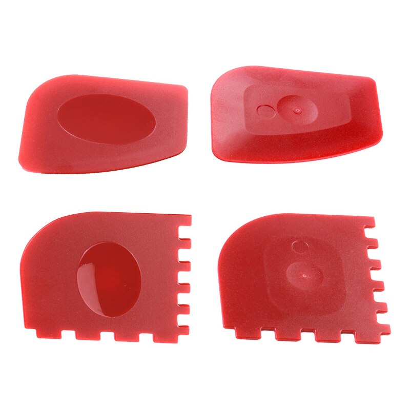 Thickened Silicone Pot Handle Set Plastic Scraper Pot Scraper BBQ Pan Scraper Oven Scraper 2 Piece Set BBQ Accessories