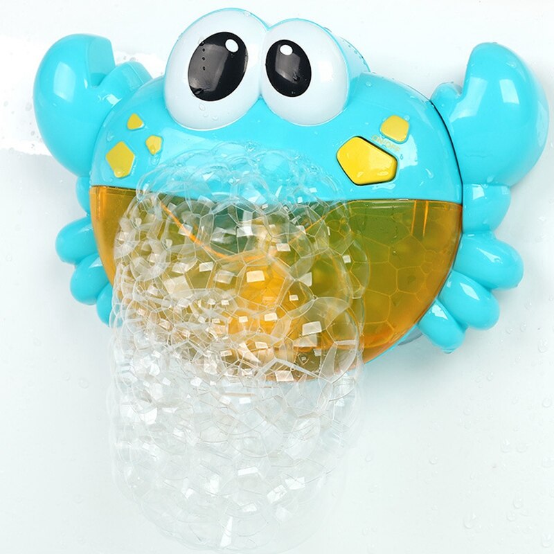 Bubble Machine Krabben Muziek Licht Elektrische Bubble Maker Baby Bad Zeep Machine Met Muziek Water Speelgoed
