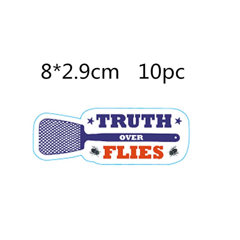 10Pcs Auto Decal Cover Fly Killer Swatter Sticker Decor Art Mural Home Decoratie: P2