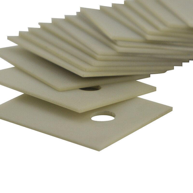 Aluminum Nitride Ceramic Heat Sink AIN Ceramic Substrate Wear-resistant and High-temperature Resistant TO-220