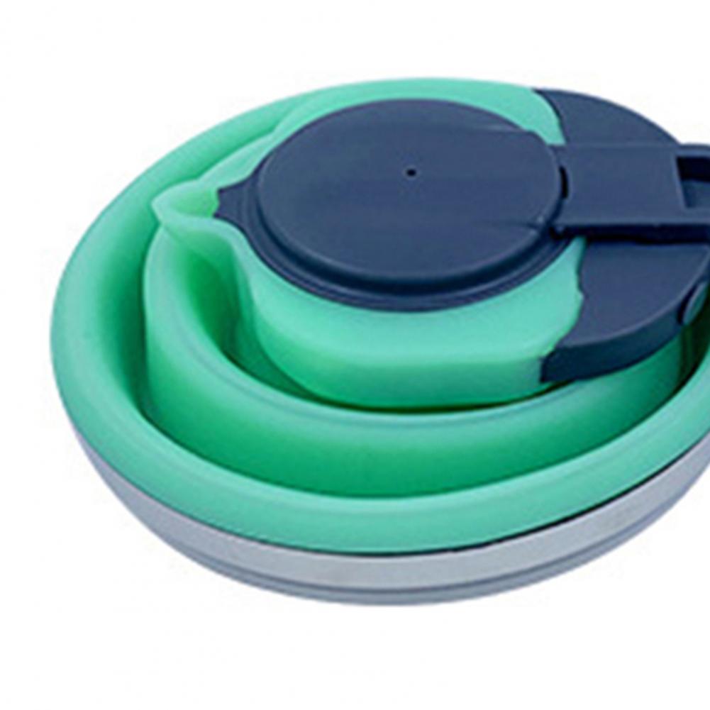 1.5L Outdoor Collapsible Water Boiler Camping Foldable Water Containers Drinking Multifunction Telescopic Storage Water Bottle