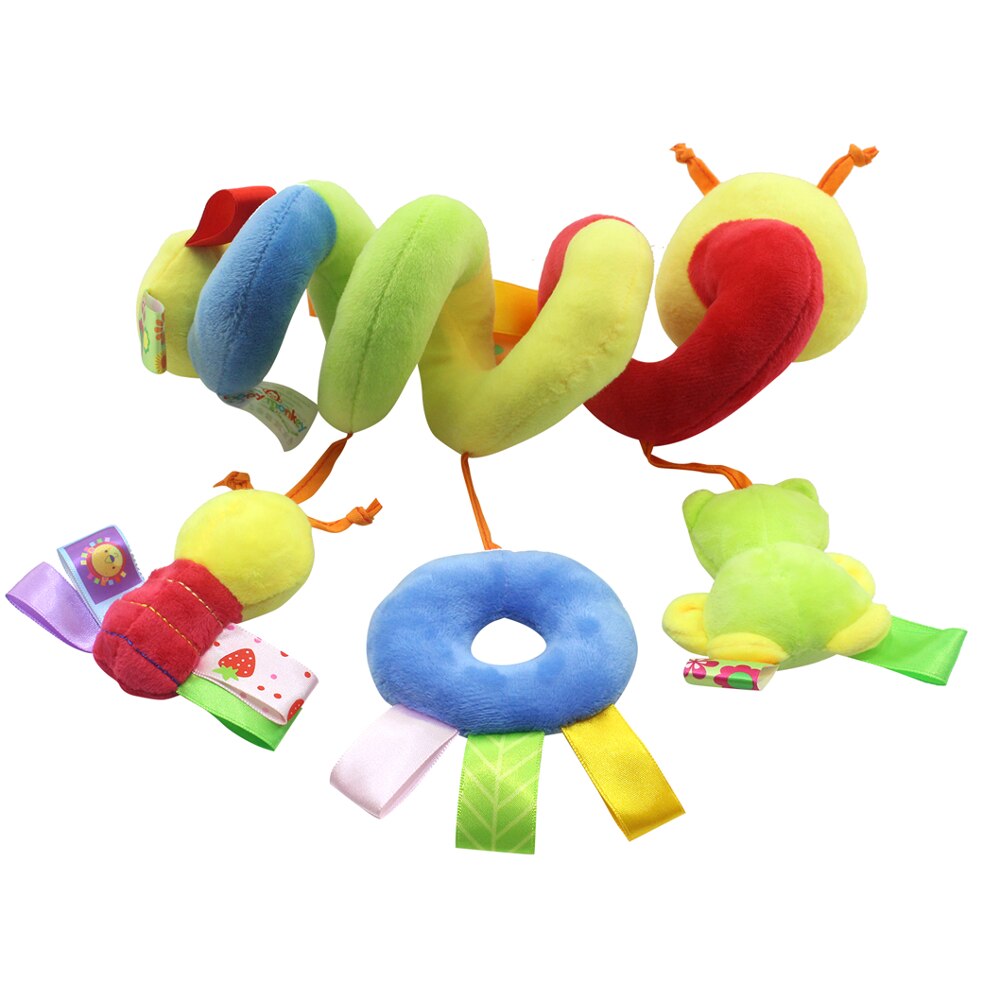 Baby Bett Kinderwagen Auto Sitz Hängen Plüsch Spielzeug Niedliche Cartoon-Tier Handbells Spielzeug Bettwäsche Sets Für Brasilien VIP