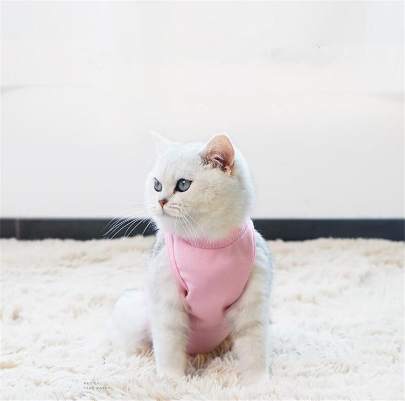 Pet Cats Sterilization Clothes, Cats Clothes,Cats Clothes After Weaning and Sterilization,weaning and Surgery Clothes for Cats