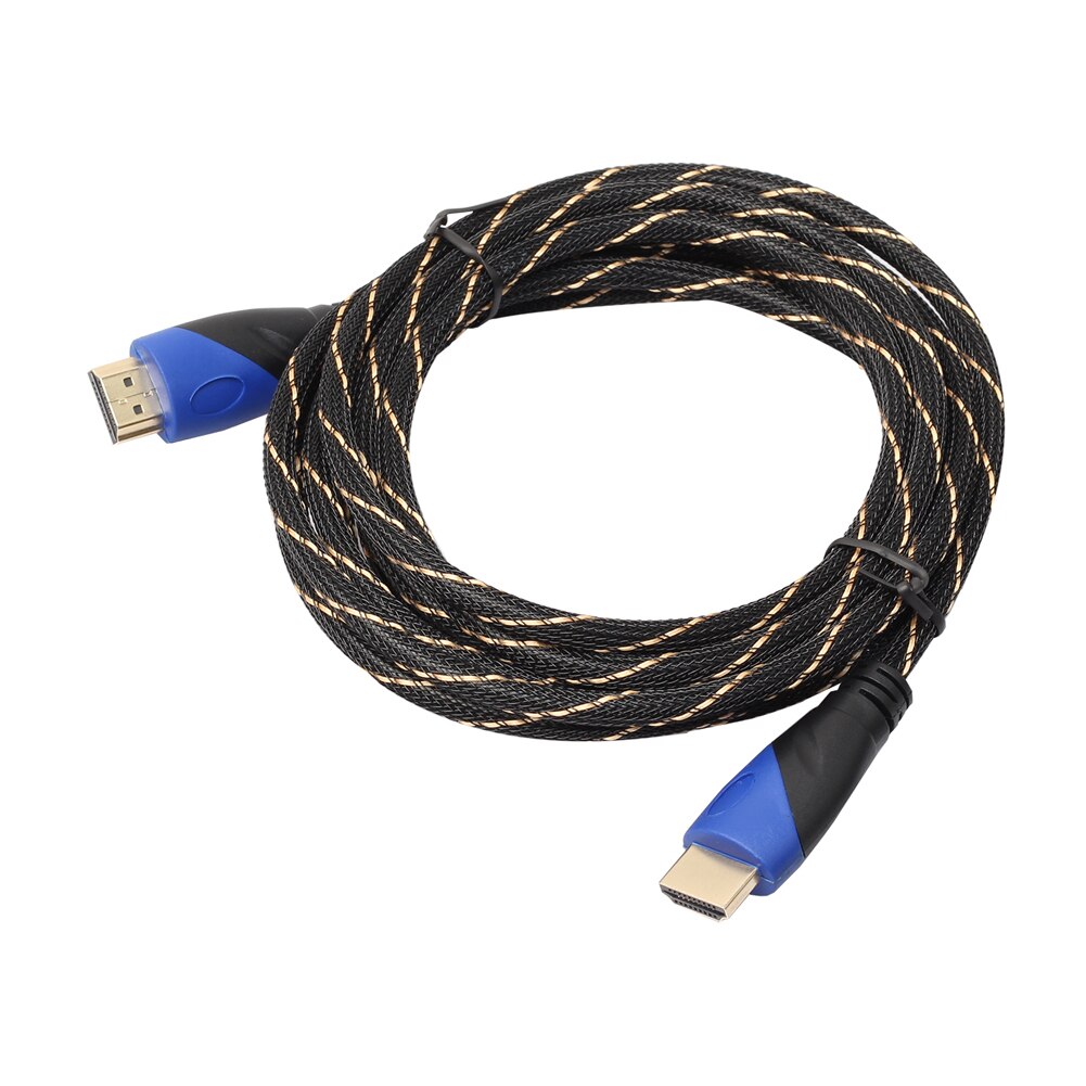 Alloyseed 10 M/15 Meter Gevlochten Hdmi Kabel Vergulde Aansluiting V1.4 Av 1080P Hd 3D Hdmi kabels Voor PS3 Xbox Hdtv
