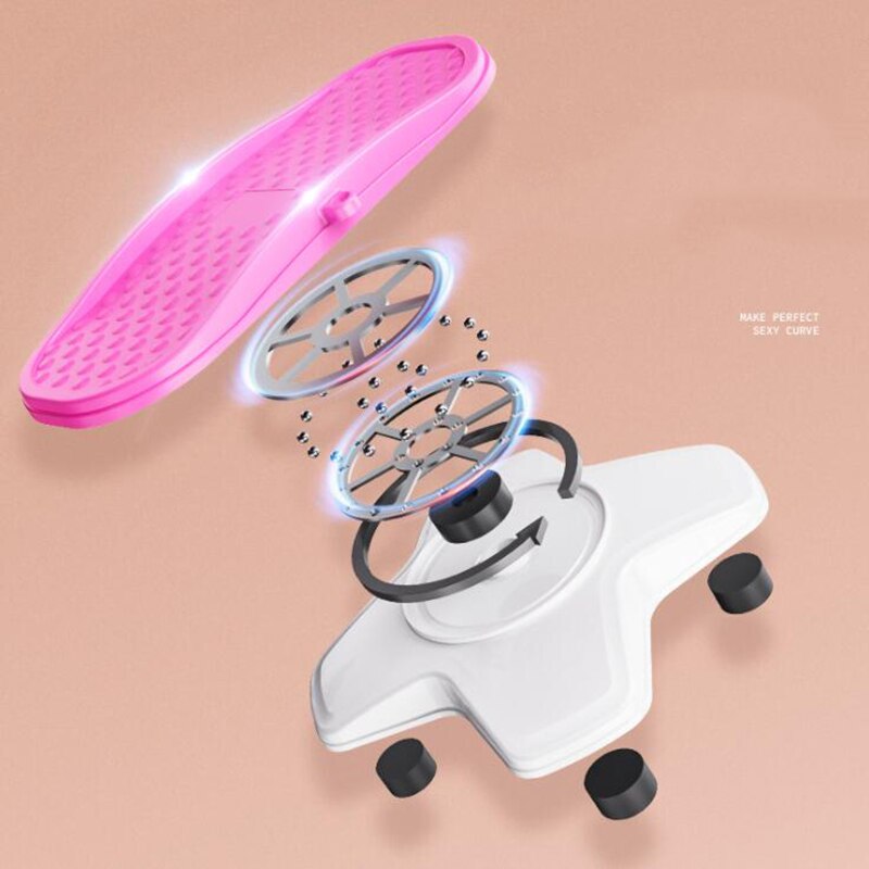 Twister Board Taille Twist Portable Balance Fitnessapparatuur Twisting Disc Aërobe Oefening Dubbele Pedaal Body Toning Workout