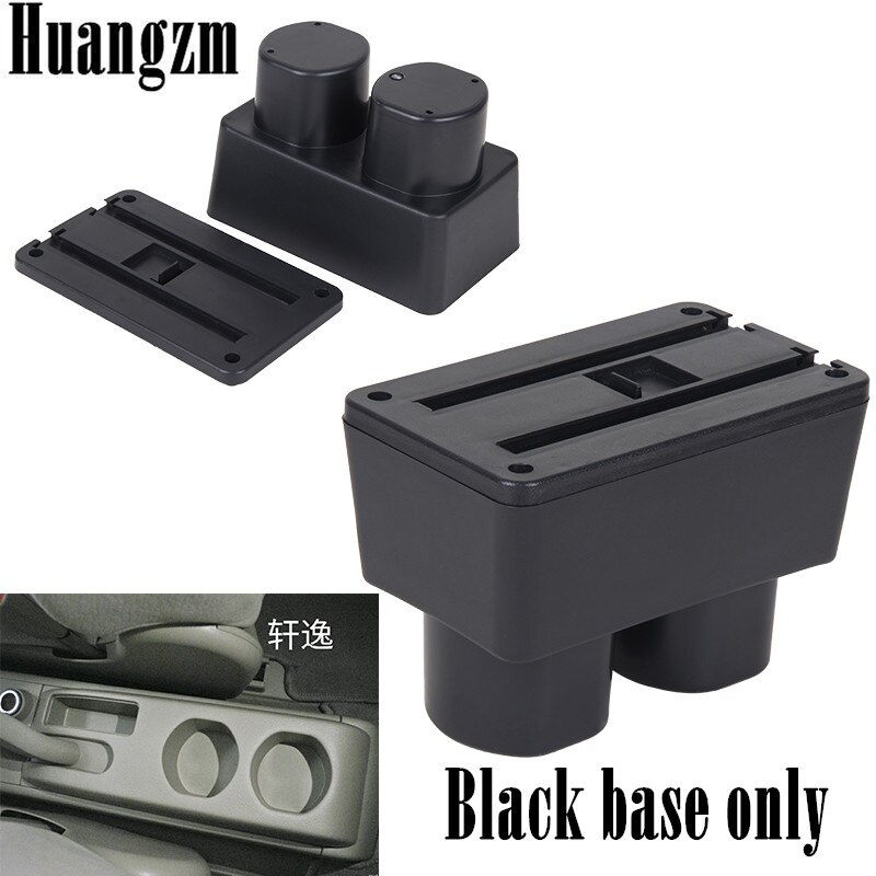 For TOYOTA RUSH ARMREST Armrest box Car accessories Interior storage box Original armrest chargeable usb: Black base only