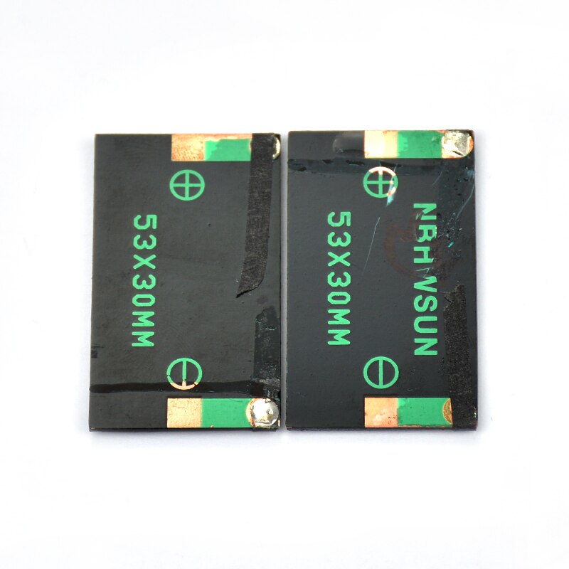 SUNYIMA 2PCS 5V 30mA Epoxy Solar Panel Polycrystalline Solar Cell Photovoltaic Panel Power Energy Module DIY Home Solar Sistem