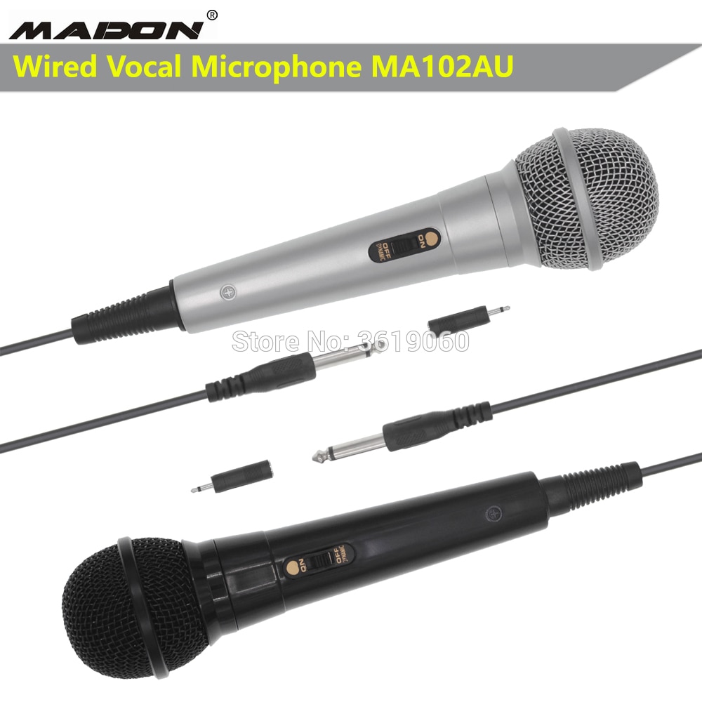 , MA102 Draad Kabel Connector Microfoon Voor Thuis Karaoke Microfoon