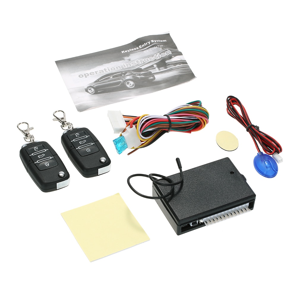 KKMOON Car Alarm Systems Auto Remote Central Kit Door Lock Vehicle Keyless Entry System Remotely door lock/unlock