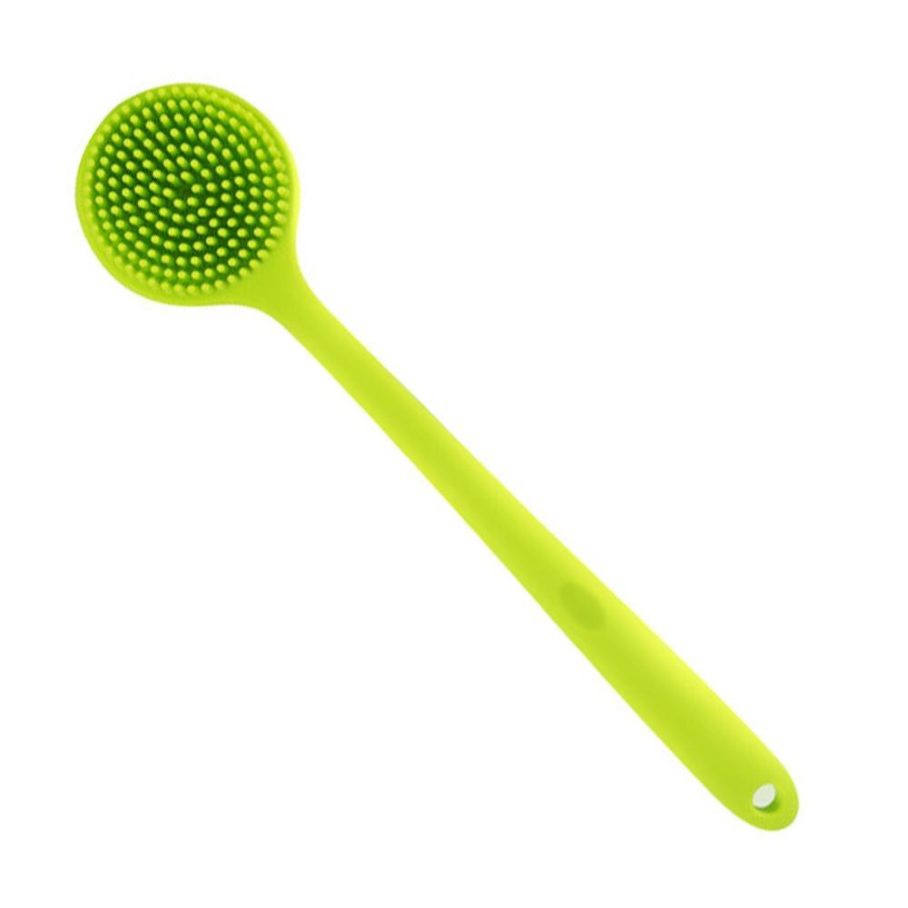 Semme Silikon-Duschbürste, 15 Zoll Langer Griff – Weiches Peeling & Massage Für Rücken, Für Frauen, Senioren & Kinder