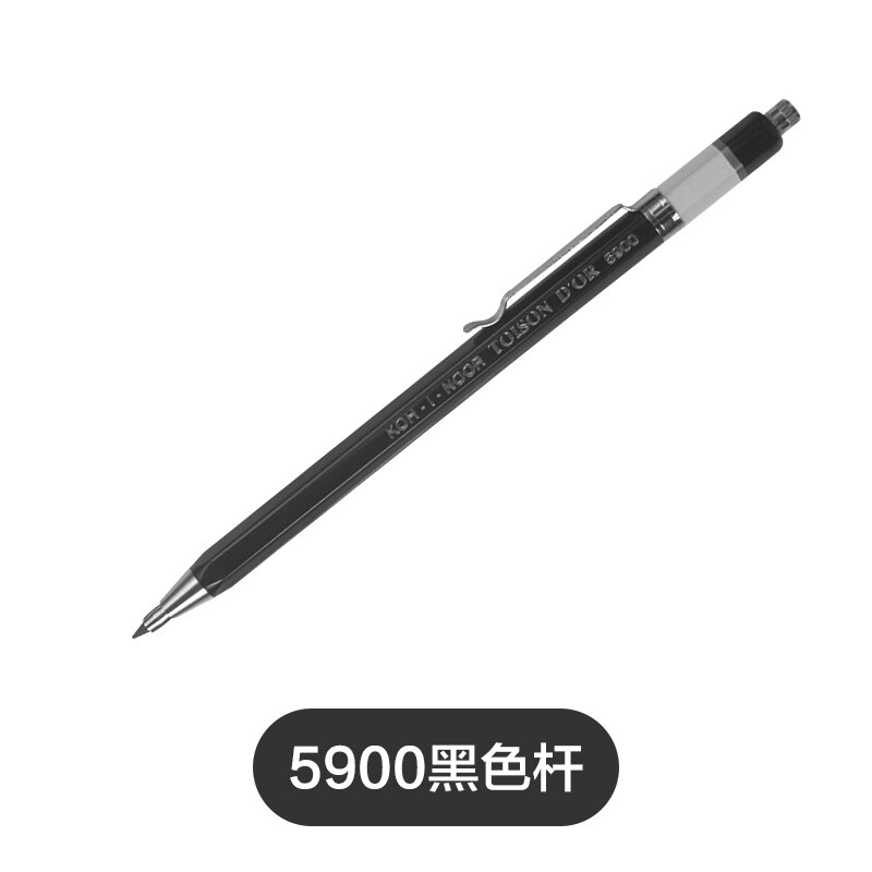 Koh-i-noor Mechanical Pencil 2.0 Mm Pencil Lead Automatic Pencil Engineering Sketching Drafting Pencil Office Stationery: Black
