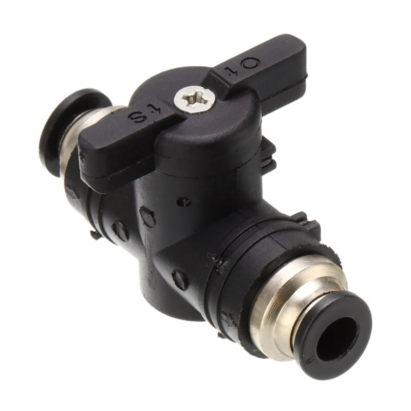 6mm CO2 Generator Snelle Gezamenlijke Valve Hand Flow Control Valve Buis Aquarium CO2 System Air Buis Rapid Pijp aquarium Accessoires