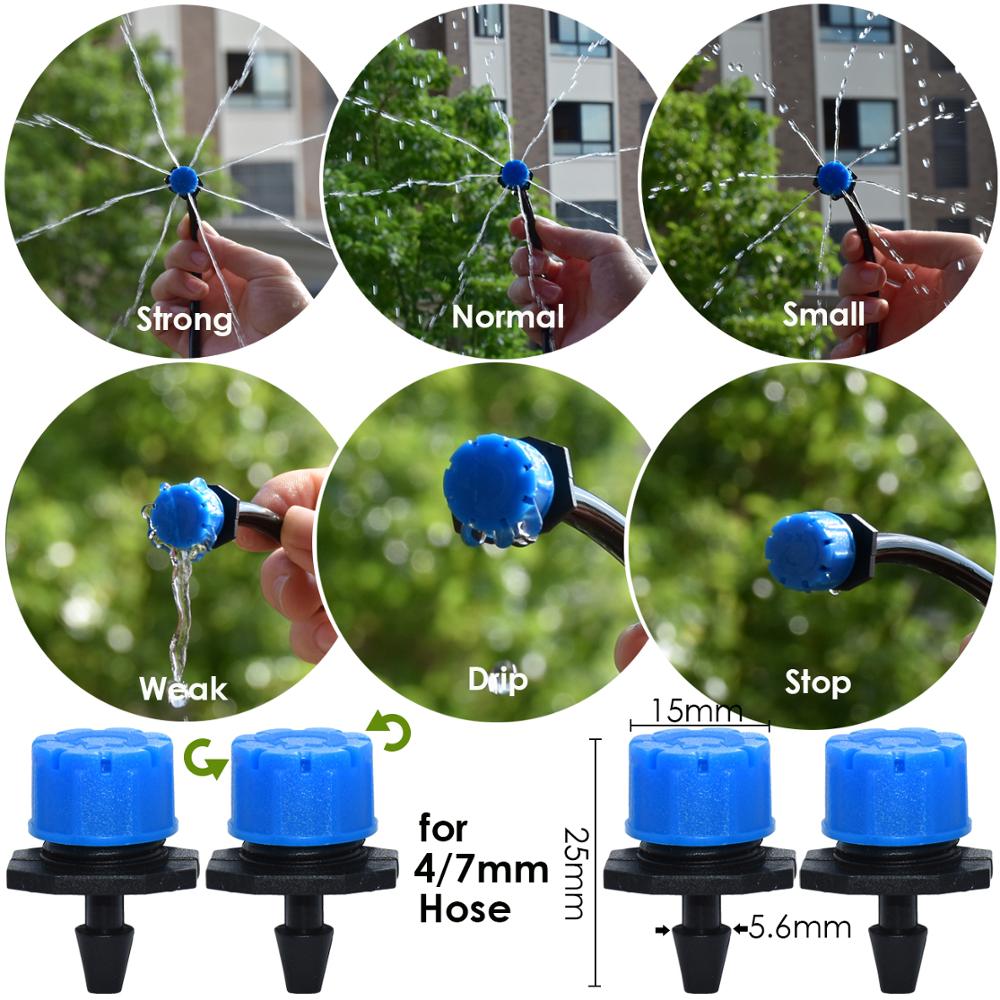 Kesla 5-35M Tuin Automatische Micro Drip Irrigatie Systeem Self-Watering Kit Verstelbare Drippers 360 ° Sprinkler nozzle Kas