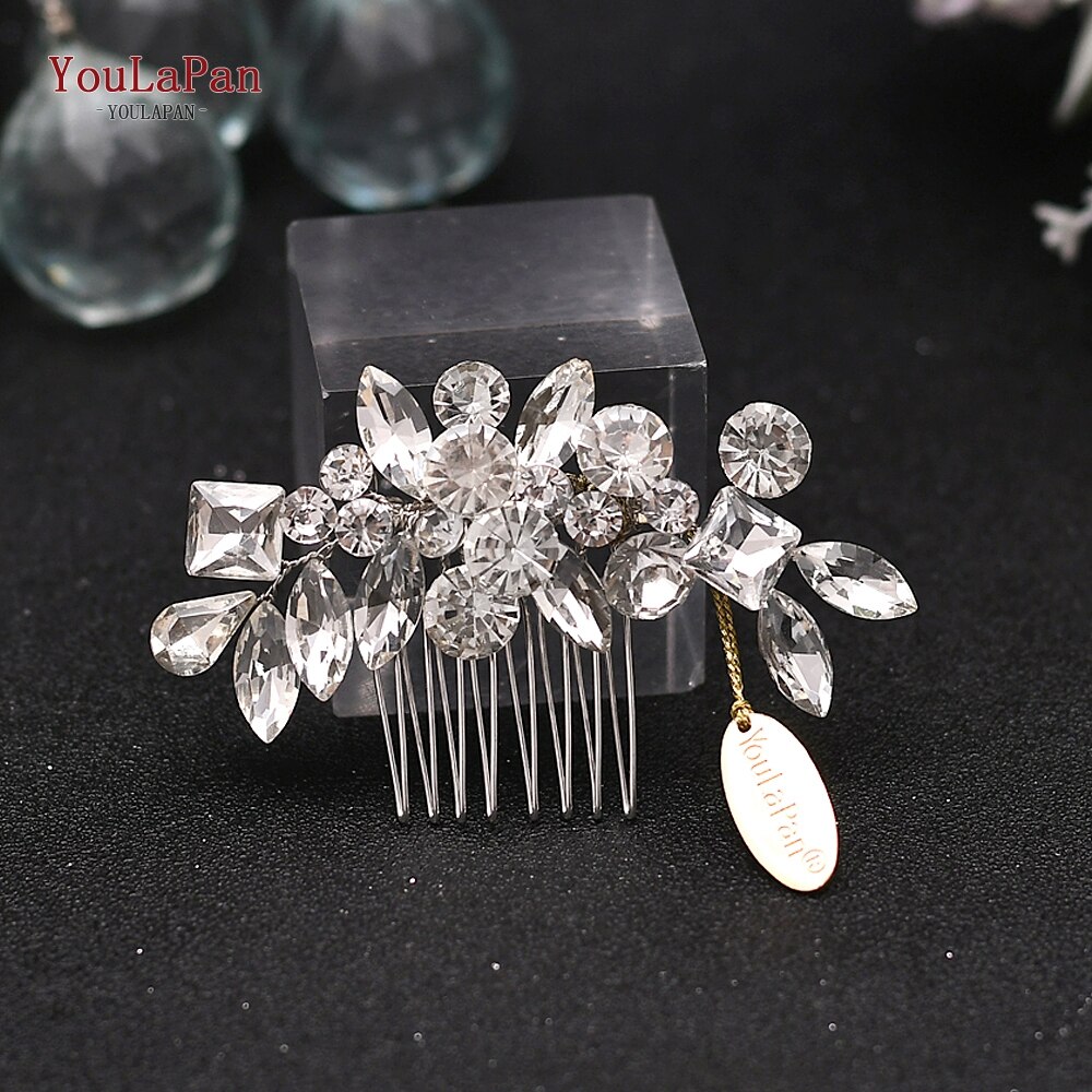 Topqueen HP77 Bruiloft Tiara Bridal Kammen Strass Bruiloft Hoofddeksels Bruiloft Haar Accessoires Bruids Hoofdtooi Bruiloft Haar Kam: HP88