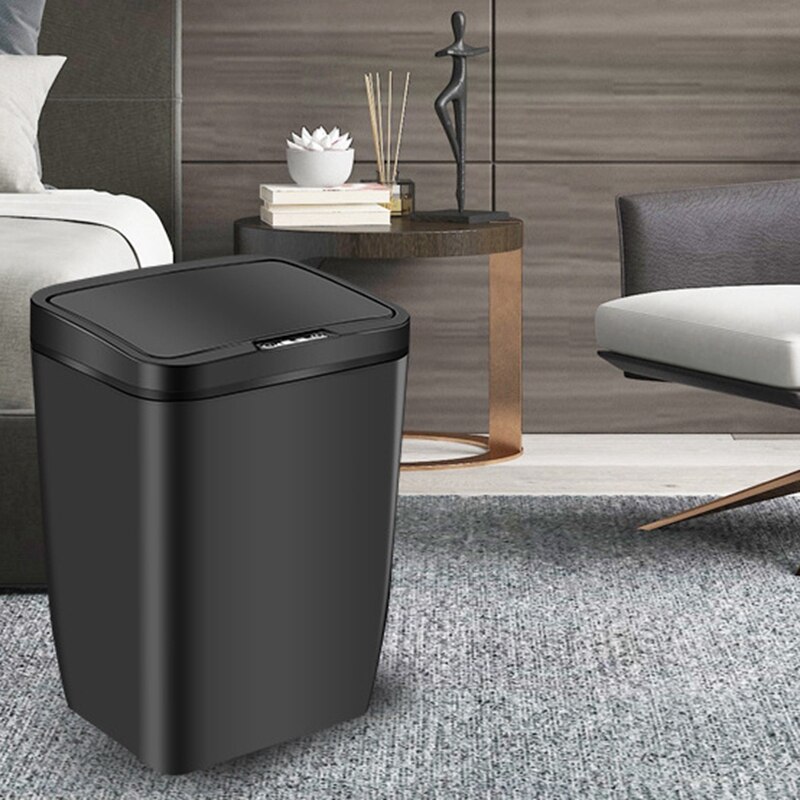 12L Kitchen Home Inductive Automatic Sensor Dustbin Waste Bin Storage Garbage Trashcan Rubbish Bathroom Smart B