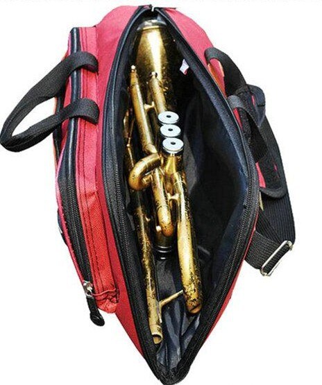 6 colors Portable trumpet musical instrument package gig bags sleeve bone pipe box soft backpack should