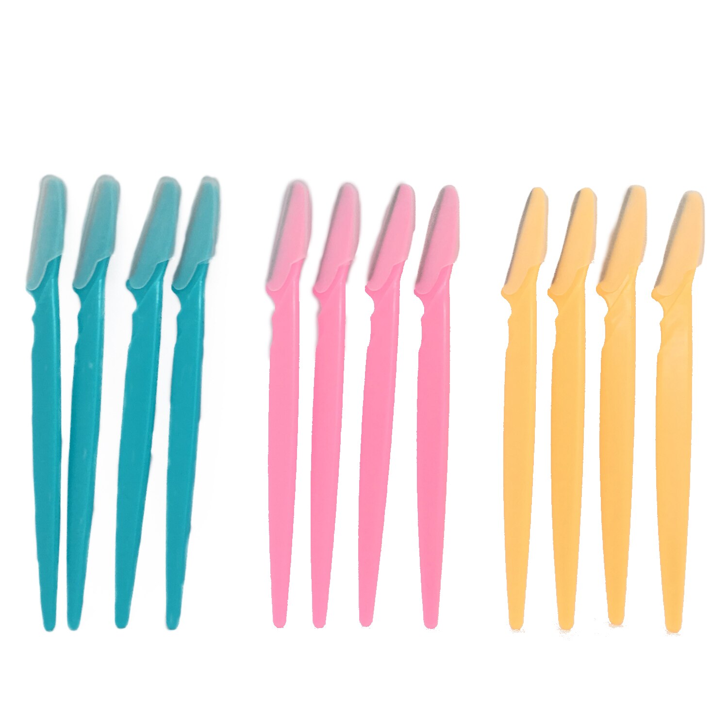 3Pcs Eyebrow Brow Razor Dermaplaning Painless Portable Facial Shaper Tool UK