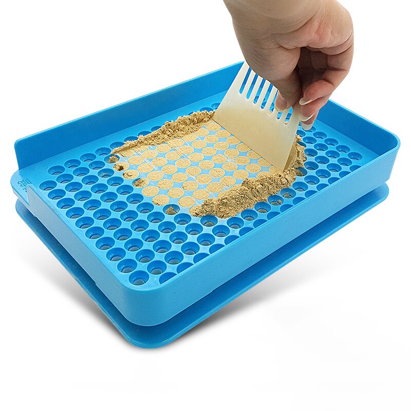 Manual #0 hole ABS Blue Capsule Filling Plate Filling Machine Capsule