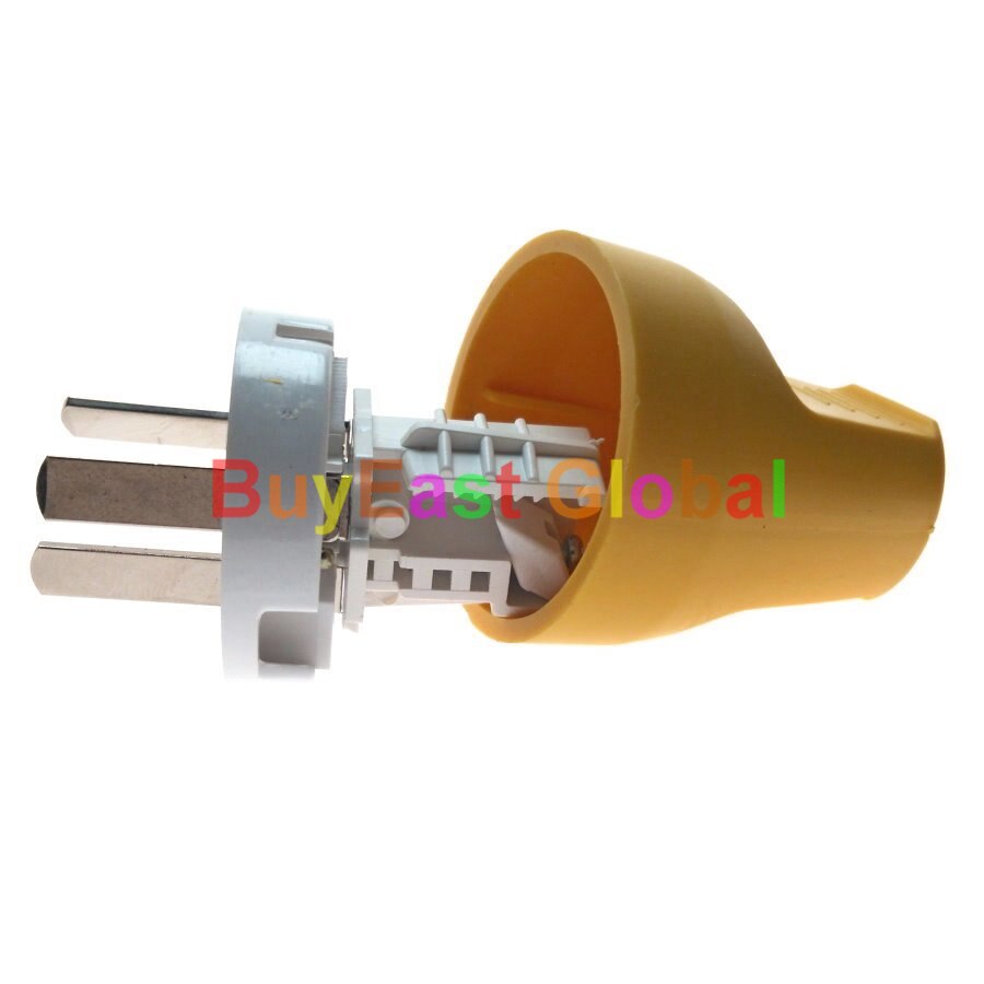 Australian, Zealand (type I) 3 Pin Male Rewireable Plug AC100~250V 10A Back Entry