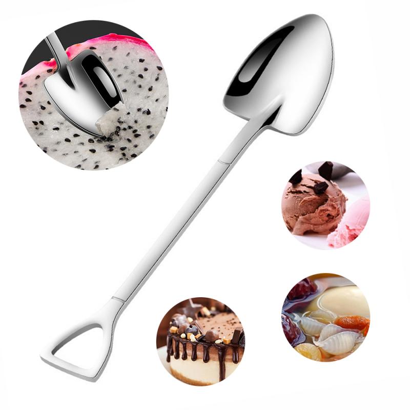 1PC Stainless Steel Ice Cream Scoop Ice Ball Maker Frozen Yogurt Cookie Dough Meat Balls Cream Dessert Spoon Watermelon Spoon