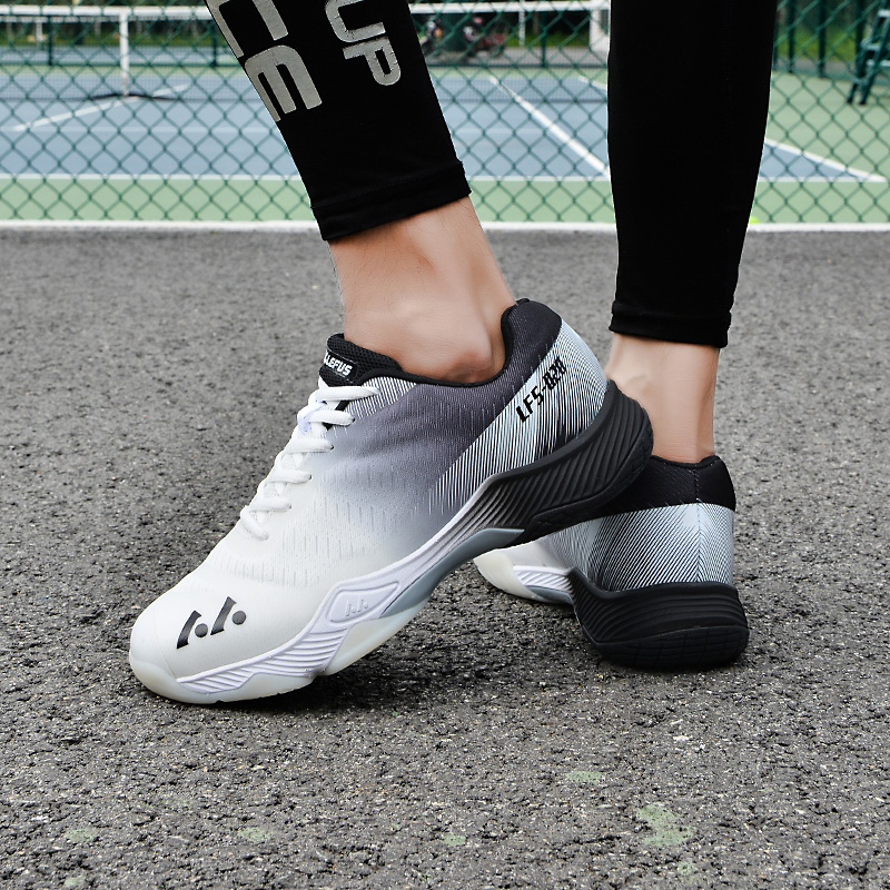 Chaussures de badminton originales pour hommes, baskets d'extérieur de , grande taille, entraînement, compétition, handball, chaussures de volley-ball professionnelles