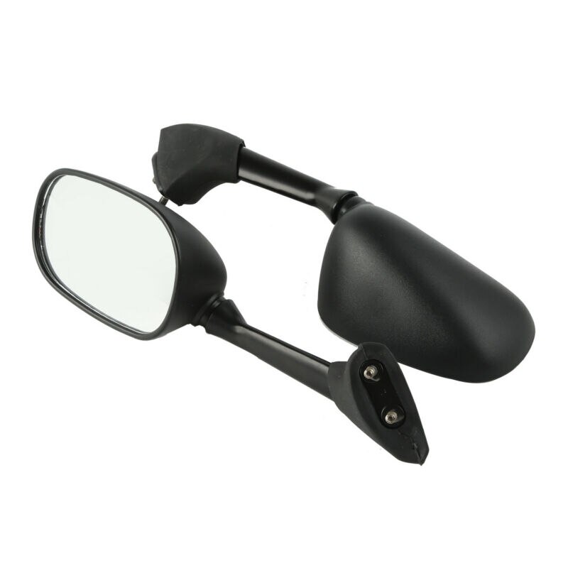 Lado negro espejos retrovisores para YAMAHA YZF-R1 2007 YZF R6 2006-2007
