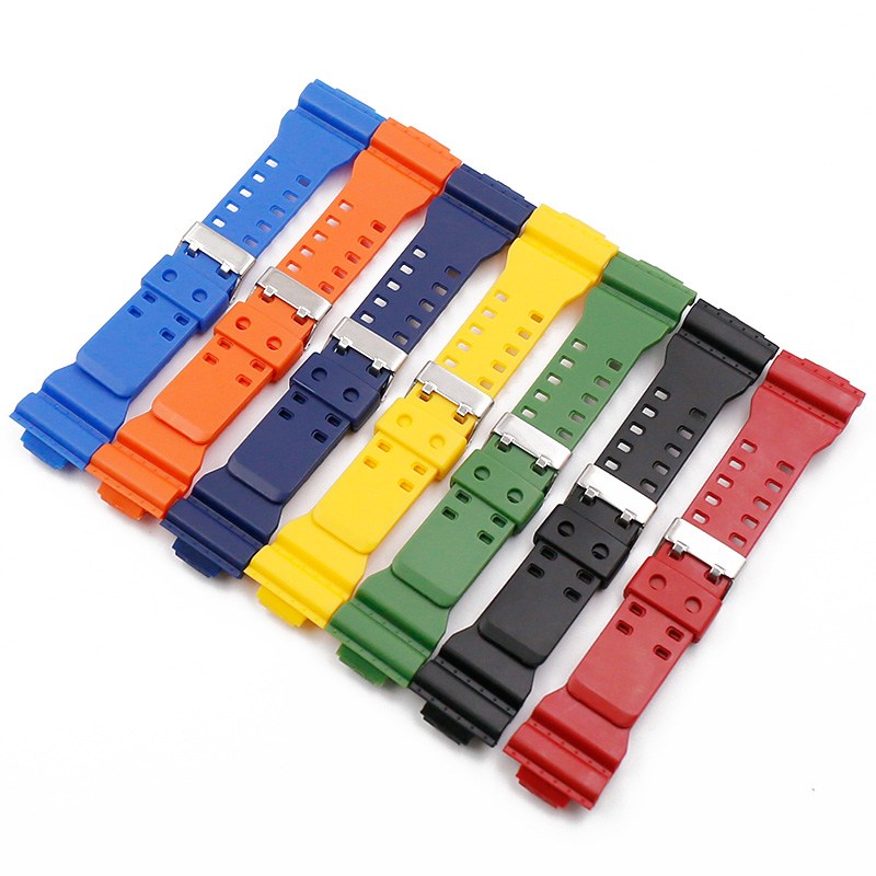 Silicone Watch Strap For GLS-100 G-8900 GS-8900 GA-100 110 Watchband Protective Case Men Rubber Bracelet Watch Accessories