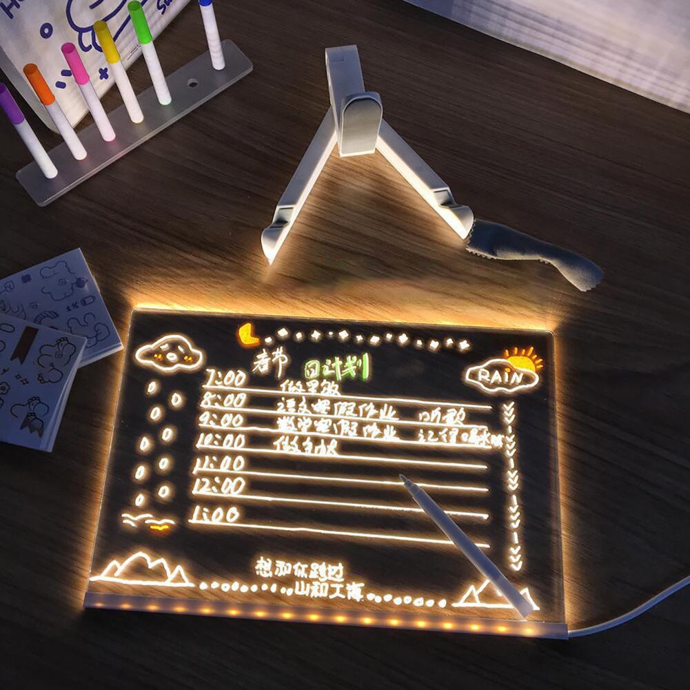 Notepad Board High Ins Acrylic Wordpad Board Reusable Memo Board