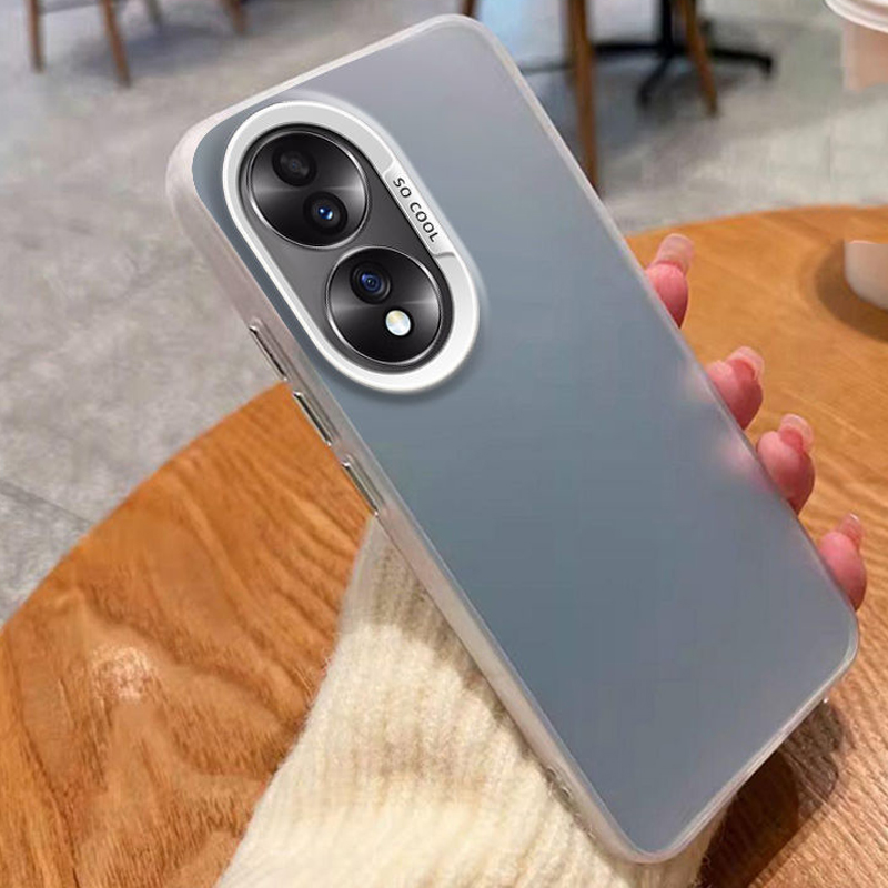 For Honor X7b Case Honor X7b 5G Phone Cover CLK-LX1 CLK-LX2 CLK-LX3 Case Honor X7B Case Luxury Metallic Aurora Skin Matte Cover: aluminum / black